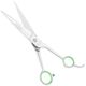 Geib Crocodile Straight Scissors - profesjonalne nożyczki groomerskie proste z cienkimi ostrzami i mikroszlifem, stal japońska