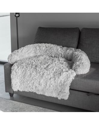 Record Batuffolo Sofa Plush Pet Bed Grey - legowisko na kanapę dla psa, szare