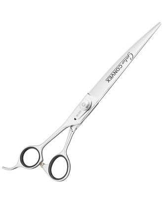 Geib Gator Lefty Convex Scissors 8,5" - profesjonalne nożyczki z japońskiej stali nierdzewnej, z jednostronnym mikroszlifem i wypukłymi ostrzami, leworęczne