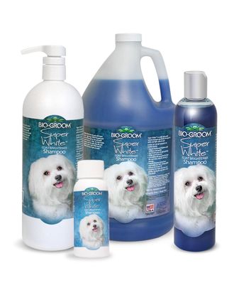 Bio-Groom Super White Shampoo - szampon rozjaśniający biały kolor sierści