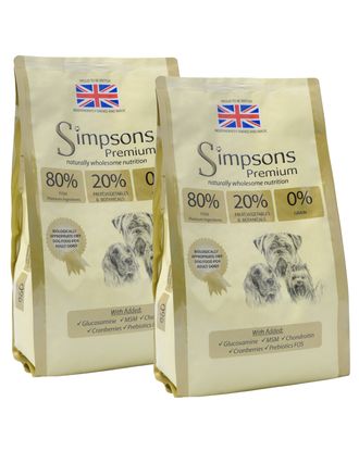 Simpsons Premium 80/20 Mix Fish - karma dla dorosłych psów, z rybami - 2x 12kg