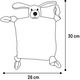 Flamingo Nezwa Cuddle Blanket & Dog Toy - zabawka dla psa, piesek z szeleszczącymi uszami