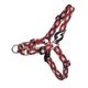 Dashi La Casa De Papel Mask Front Harness - szelki norweskie dla psa, motyw z serialu Dom z Papieru, czerwono-czarne