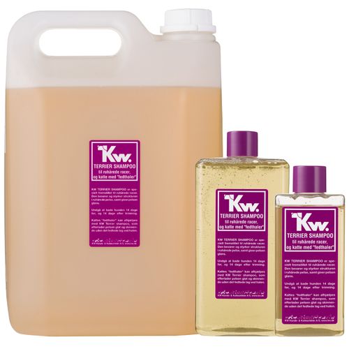 KW Terrier Shampoo - szampon dla psów szorstkowłosych i kotów z przetłuszczającą się sierścią