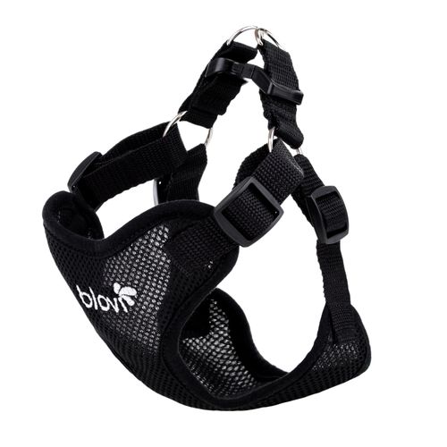 Blovi Air Flow Black L - lekkie, przewiewne i bezuciskowe szelki dla psa, czarne