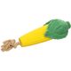 Flamingo Seezo Corn Toy - gumowa zabawka dla psa z efektami dźwiękowymi, kukurydza