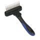 Show Tech Twist & Cling Rake 9cm - Dog Undercoat Rake with 13 Rotating, Cushioned Pins