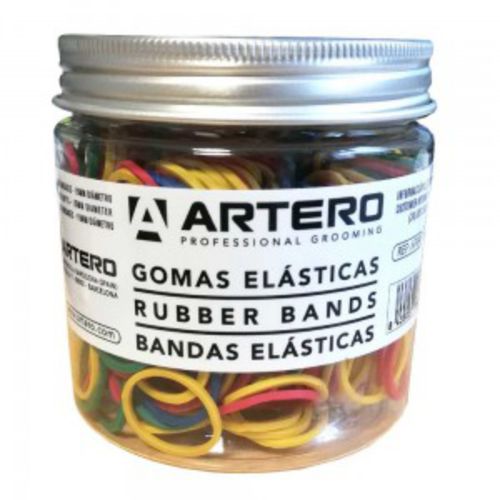 Artero Rubber Bands 500szt. - lateskowe gumki groomerskie, mix kolorów