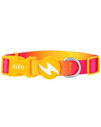 Dashi Lumix Solar Collar - obroża dla psa, różowo-żółta