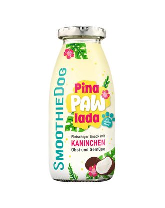 SmoothieDog Summer PinaPawLada 250ml - smoothie dla psa, królik z owocami i warzywami