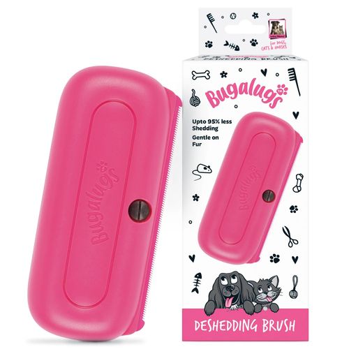 Bugalugs Deshedding Brush - trymer psa, kota i konia, szczotka do wyczesywania luźnej sierści