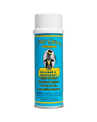 Mr Groom Cologne & Deodorant 170g - spray niwelujący nieprzyjemne zapachy odzwierzęce na legowiska, do pomieszczeń