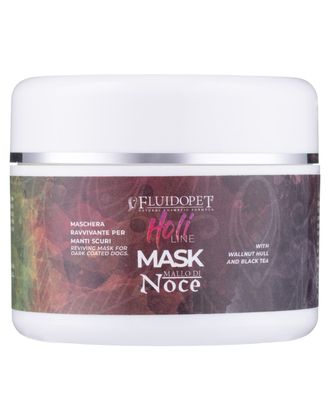 FluidoPet Holi Line Mask Mallo di Noce 250ml - rewitalizująca maska do czarnej i ciemnej sierści