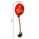 KONG Occasions Birthday Balloon Red M 15cm - pluszowy balon urodzinowy dla psa, czerwony