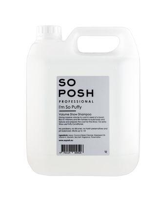 So Posh I'm So Puffy Shampoo - profesjonalny szampon zwiększający objętość sierści, koncentrat 1:8 - 4L