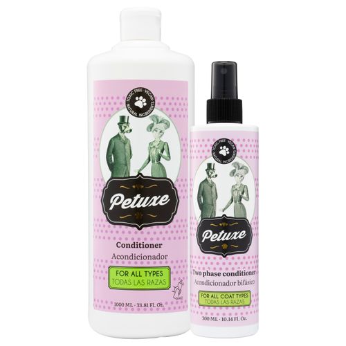 Petuxe Two-Phase Leave in Conditioner - wegańska, dwufazowa odżywka do każdego typu sierści, nawilżająca, ułatwiająca rozczesywanie