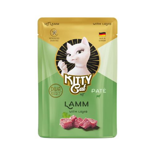 Kitty Cat Lamb Pate 85g - bezzbożowa mokra karma, pasztet dla kota, z jagnięciną