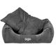 Biglo Gordon Gray - Elegant Dog Bed, High-quality, Soft, Embossed Fabric