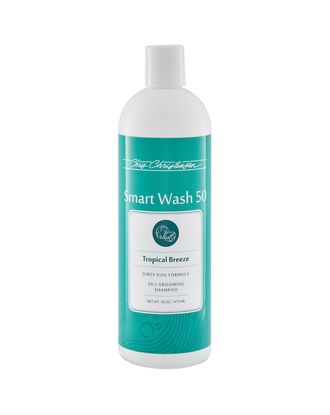 Chris Christensen Smart Wash Tropical Breeze Shampoo - szampon głęboko oczyszczający dla psa i kota, o zapachu morskiej bryzy, koncentrat 1:50
