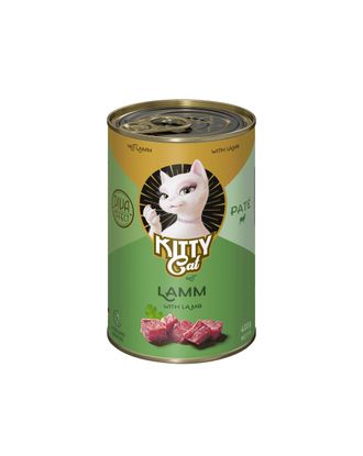 Kitty Cat Lamb Pate - bezzbożowa mokra karma, pasztet dla kota, z jagnięciną - 400g
