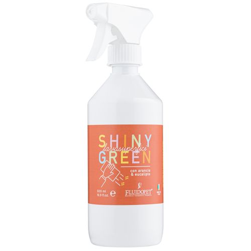 FluidoPet Shiny Green 500ml - uniwersalny płyn do mycia i dezynfekcji powierzchni, na bazie naturalnych olejków
