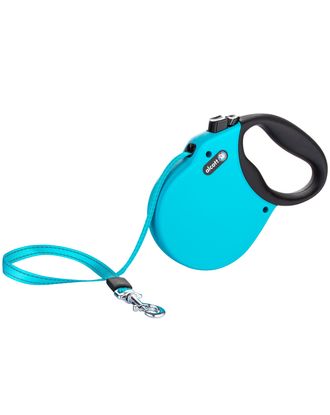 Alcott Adventure Retractable Leash Blue - odblaskowa smycz automatyczna dla psa, niebieska