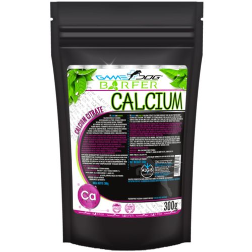 Game Dog Barfer Calcium Citrate 300g - cytrynian wapnia, uzupełnia niedobory wapnia u psów