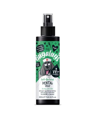 Bugalugs Anti-Bacterial Dental Spray 200ml - spray do higieny jamy ustnej psa i kota