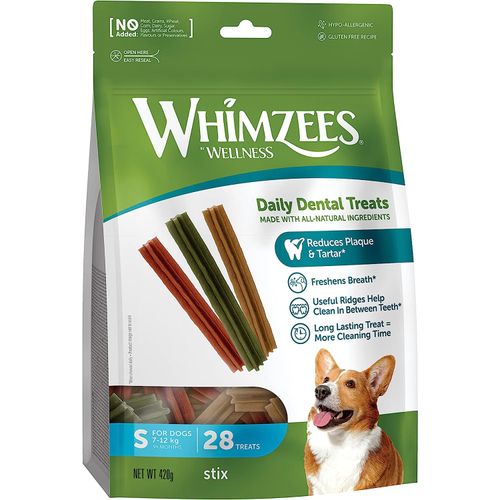 Whimzees Natural Dental Treats - naturalne przysmaki dentystyczne dla psa