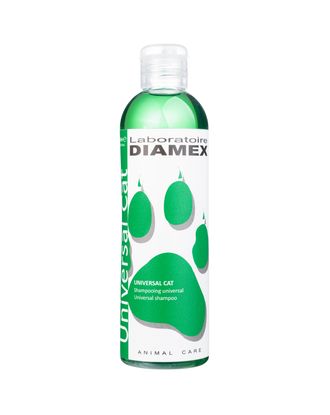 Diamex Universal Cat Shampoo - szampon dla kota, z olejem ze słodkich migdałów, koncentrat 1:8