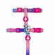 Dashi Lumix Haze Cat Harness + Leash - Harness & Leash Set for Cats, Pink-Purple