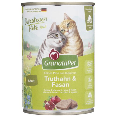 GranataPet DeliCatessen Turkey & Pheasant - bezzbożowa mokra karma dla kota, indyk i bażant