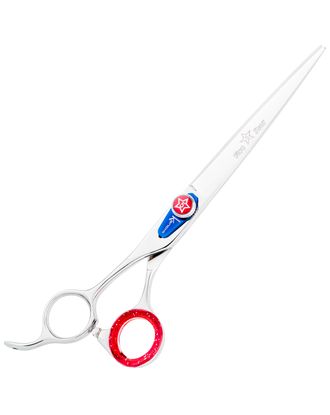 Kenchii Five Star Left Offset Scissors - nożyczki groomerskie, proste, dla leworęcznych