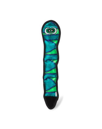 Outward Hound Durablez Snake L Blue - piszcząca zabawka dla psa, bez wypełnienia, niebieski wąż
