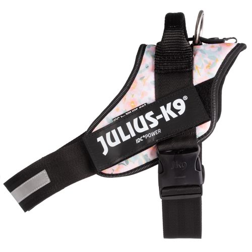 Julius-K9 IDC Powerharness Pretty - szelki dla psa, z odblaskami, kwiatowy wzór