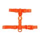 Dashi Neon Orange Back Harness - regulowane szelki guard dla psa, neonowo pomarańczowe