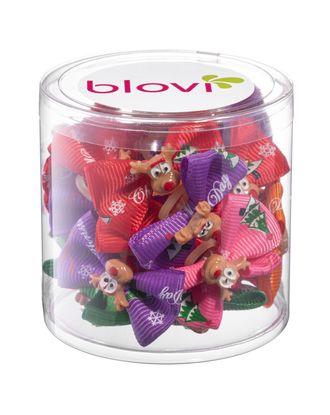 Blovi Christmas Bows Reindeer 25szt. -  świąteczne kokardki z reniferem dla psa, na gumce