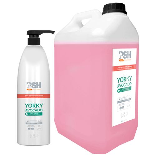 PSH Pro Yorky Avocado Shampoo - szampon nawilżający do długiej sierści, koncentrat 1:3