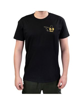 Julius-K9 T-Shirt Unit Black - bawełniany t-shirt, koszulka dla trenera psów