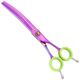 P&W ButterFly Curved Chunker Scissors 7" - degażówki groomerskie gięte, 27 ząbków typu chunkers