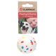 Flamingo Kona Ball E-TPU 6,3cm - piłka dla psa z pianki, lekka, pływająca, biała