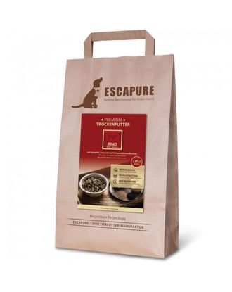 Escapure Premium Rind - wysokiej jakości karma dla psa, wołowina wypiekana w piecu - 4kg