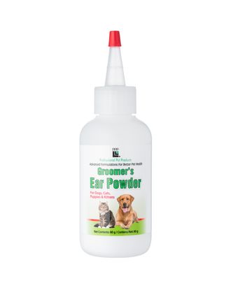 PPP Groomer's Ear Powder - puder do pielęgnacji i usuwania włosów z uszu psa i kota - 80g