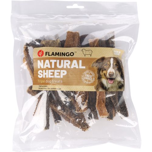 Flamingo Nature Snack Sheep Tripe 200g - naturalne przysmaki dla psa, żwacze owcze
