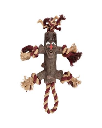 Flamingo Woody Little Man & Rope 35cm - zabawka dla psa
