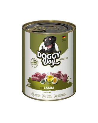 Doggy Dog Lamb Sensitive - bezzbożowa mokra karma dla psa, z jagnięciną - 800g