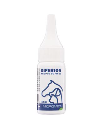 Micromed Vet Diferion 10ml - antybakteryjne krople do oczu dla psa i kota