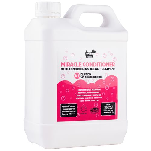 Hownd Miracle Conditioner 2,5L - intensywnie regenerująca odżywka dla psa, kota i konia, koncentrat  1:8