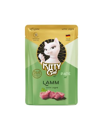 Kitty Cat Lamb Pate 85g - bezzbożowa mokra karma, pasztet dla kota, z jagnięciną