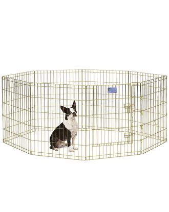 MidWest Gold Zinc Exercise Pen 61x76cm - solidny kojec, płotek dla psa z ocynku w kolorze złota
